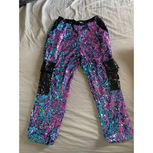 Sequin pants